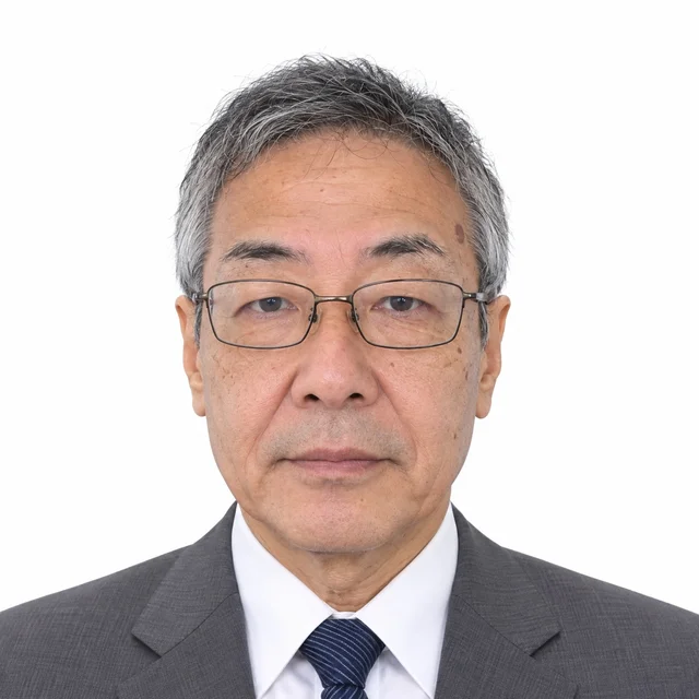 2×2インチ（51×51 mm）の証明写真の例